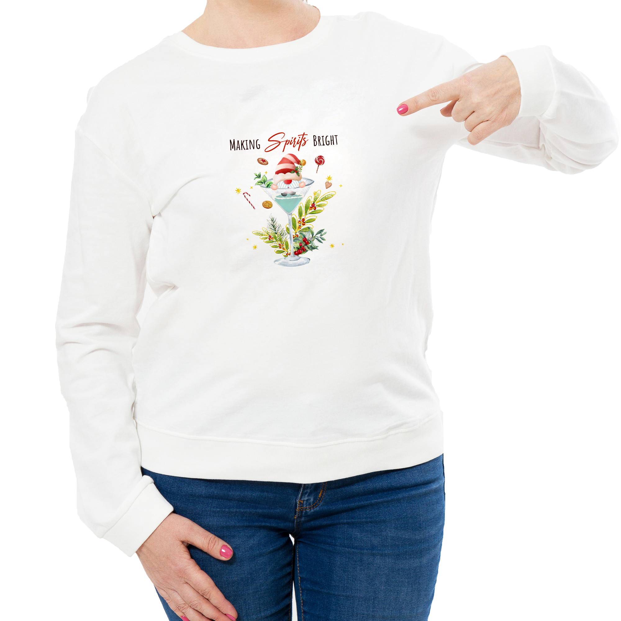 Making Spirits Bright Christmas Jumper