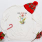 Making Spirits Bright Christmas Jumper | Soft and Cosy White Christmas Jumper with Cocktail Design | Festive Cocktail Humorous Sweater