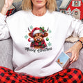Mooey Christmas Highland Cow Christmas Jumper