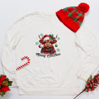 Mooey Christmas Highland Cow Christmas Jumper