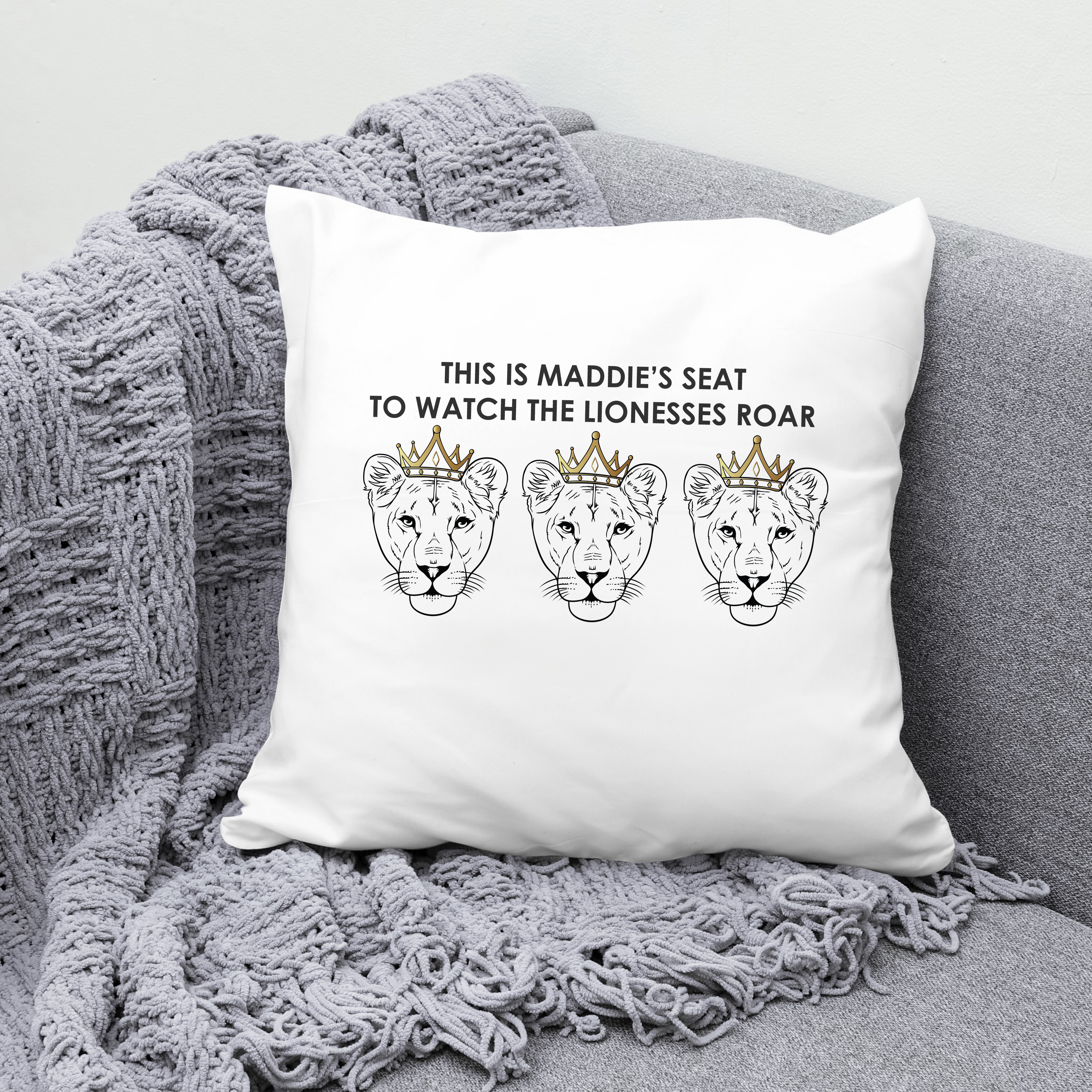 Women's England Football Team Cushion