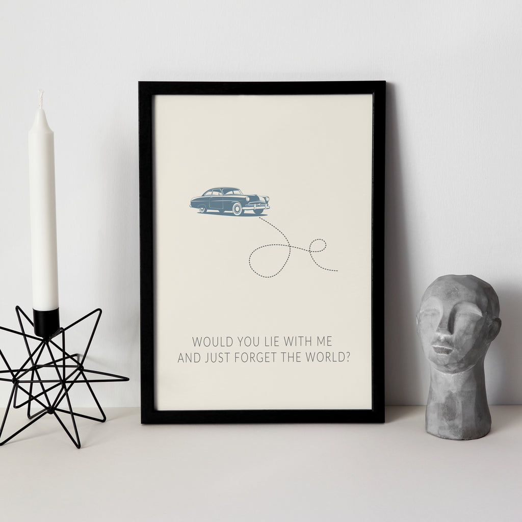 Would You Lie With Me Wall Art