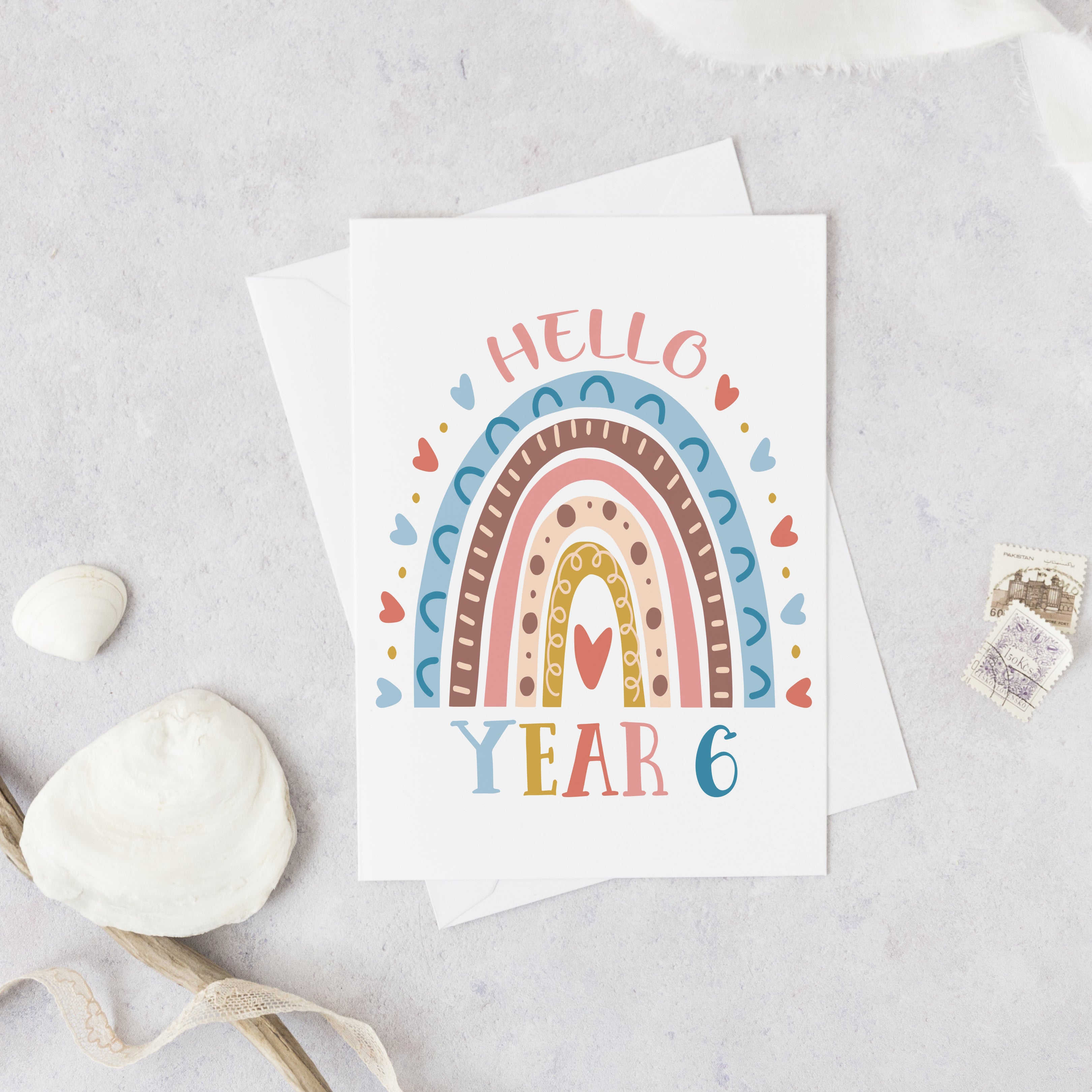 Personalised Back To School Year Card