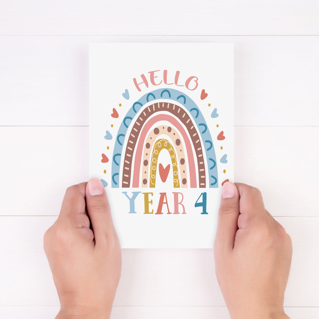 Personalised Back To School Year Card