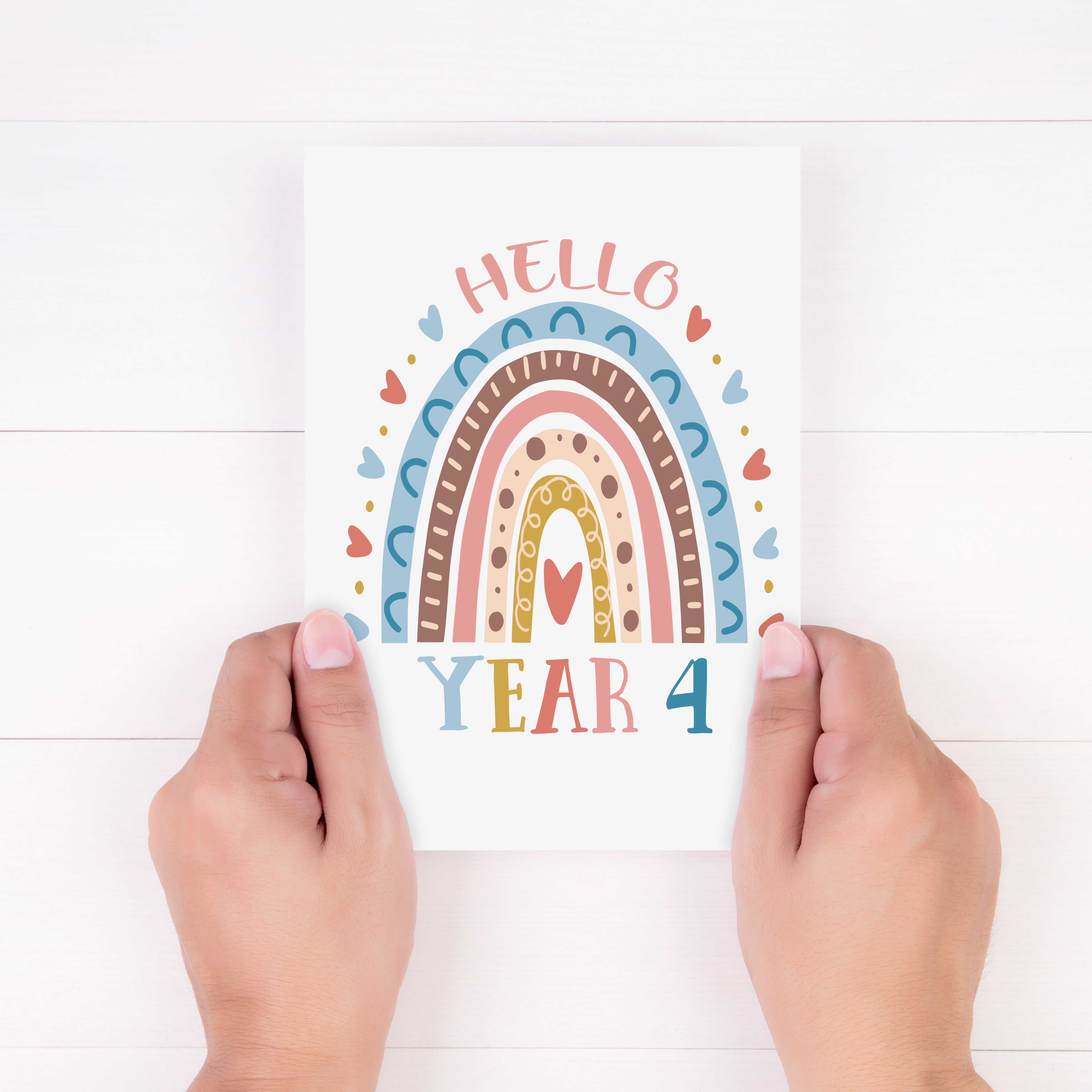 Personalised Back To School Year Card