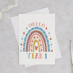 Personalised Back To School Year Card