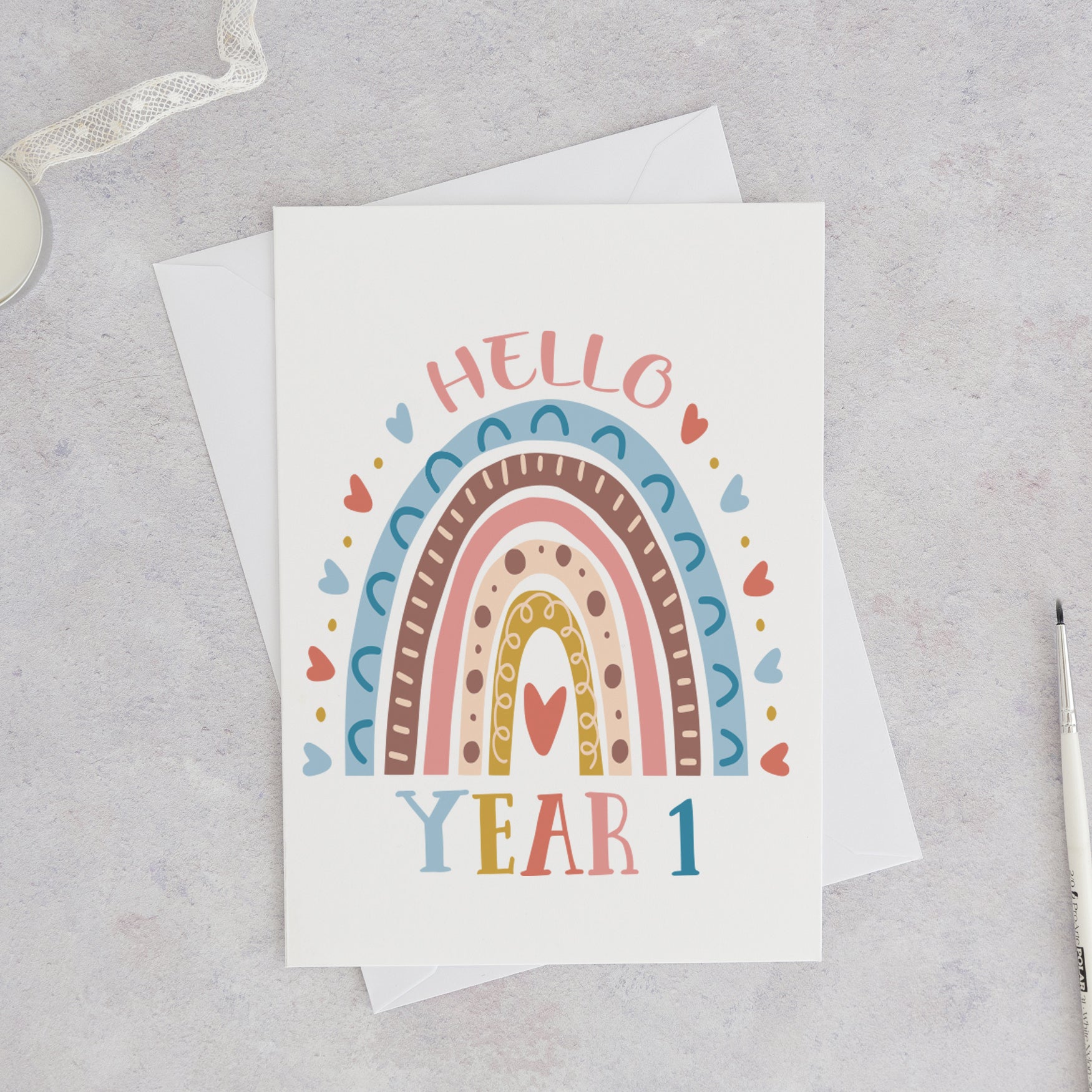 Personalised Back To School Year Card