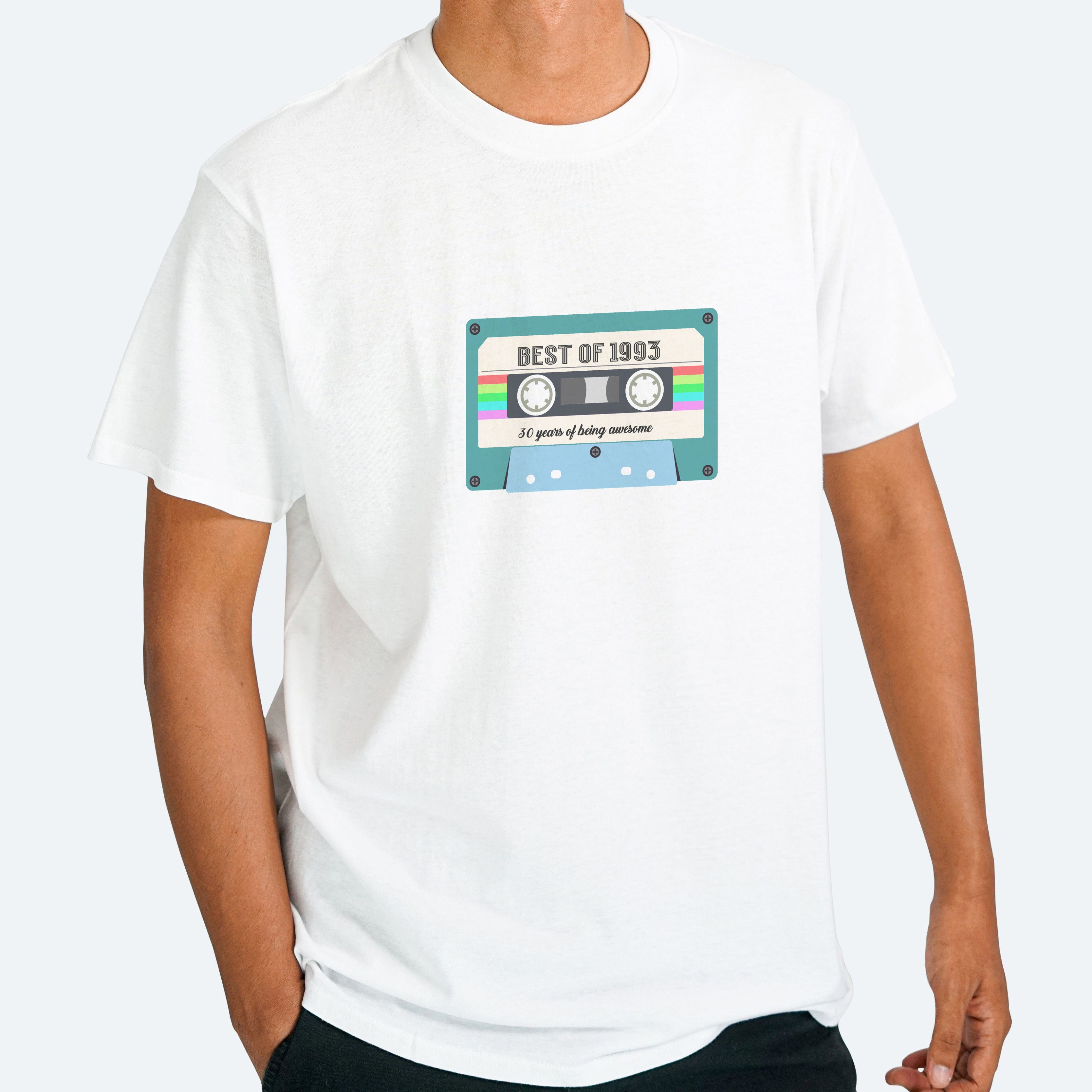 30th Birthday cassette tshirt for men Legend Since