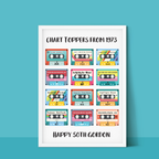 50th birthday personalised print