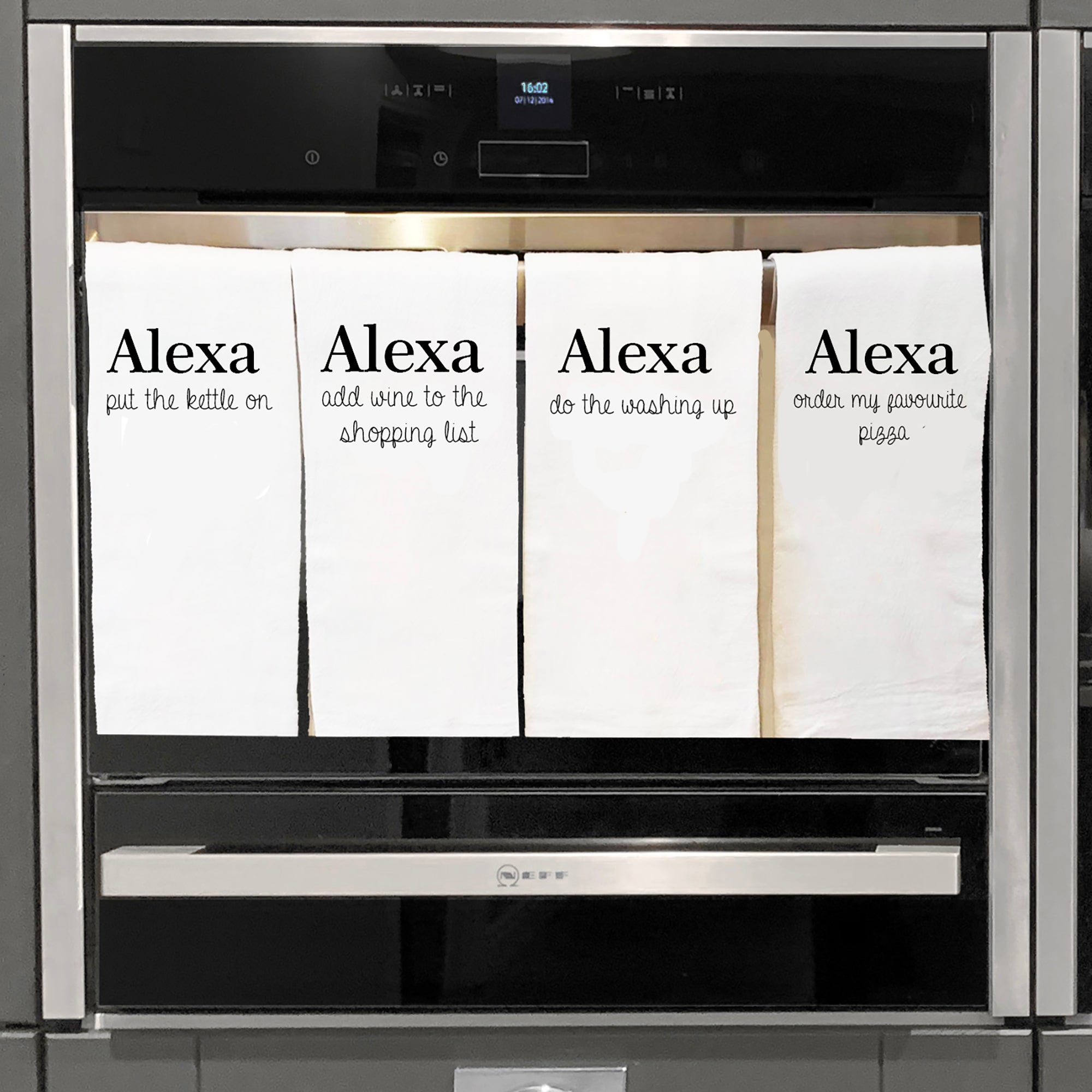 Funny Alexa Tea Towels