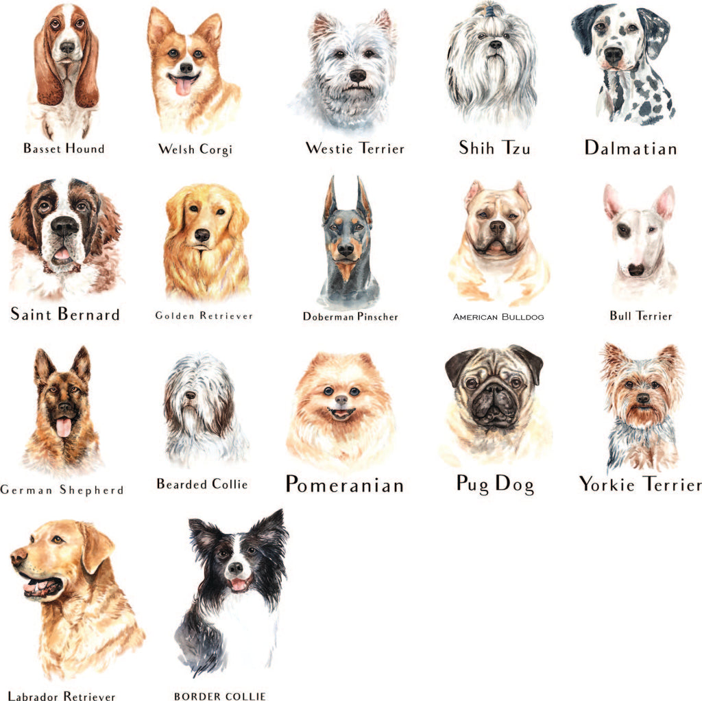 Personalised Dog Breed Pet Bauble