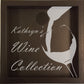 Personalised wine cork collection box