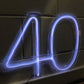 Personalised Any Number Neon Sign
