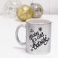 Baby its cold out christmas mug mug for christmas eve box secret santa mug stocking filler silver mug xmas mug