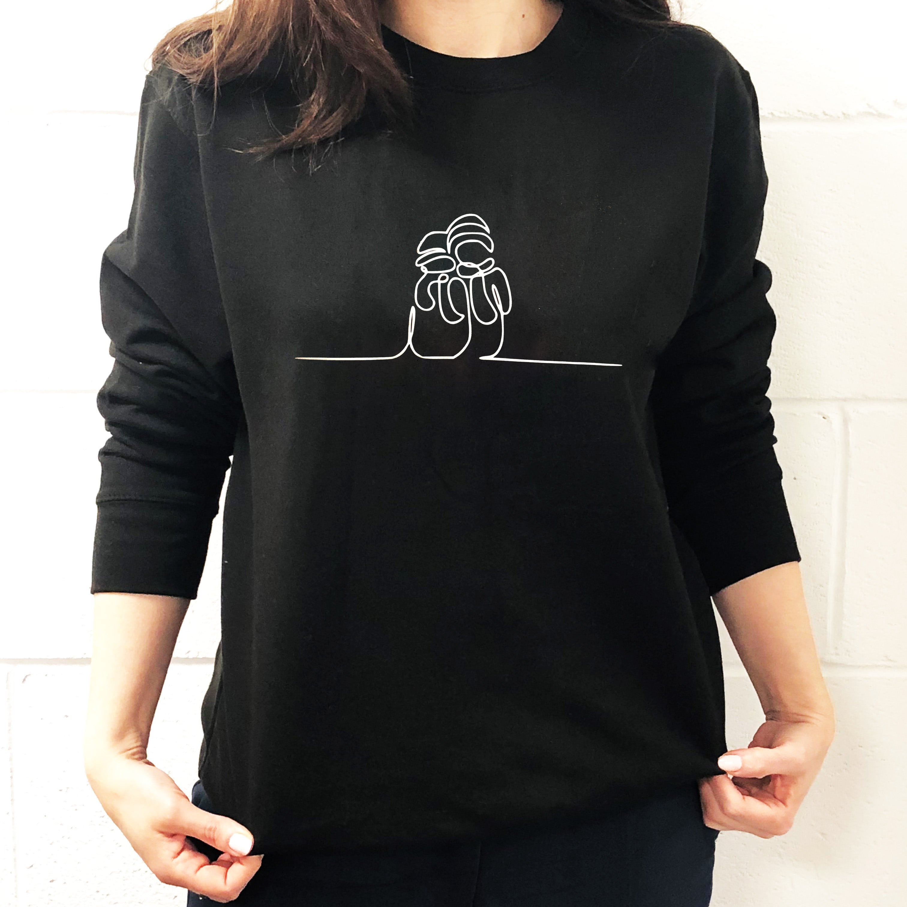 Christmas Jumper Hand Drawn Snowman
