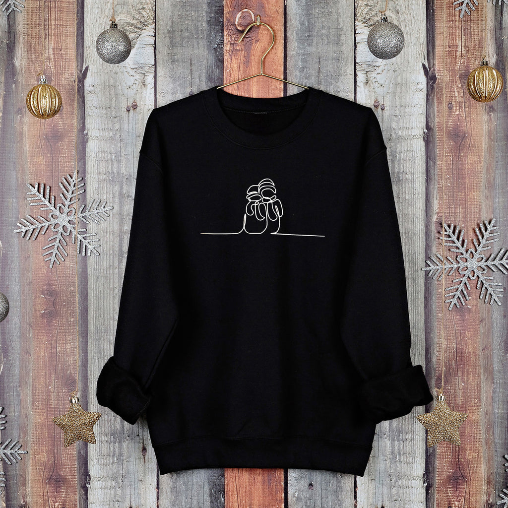 Christmas Jumper Hand Drawn Snowman