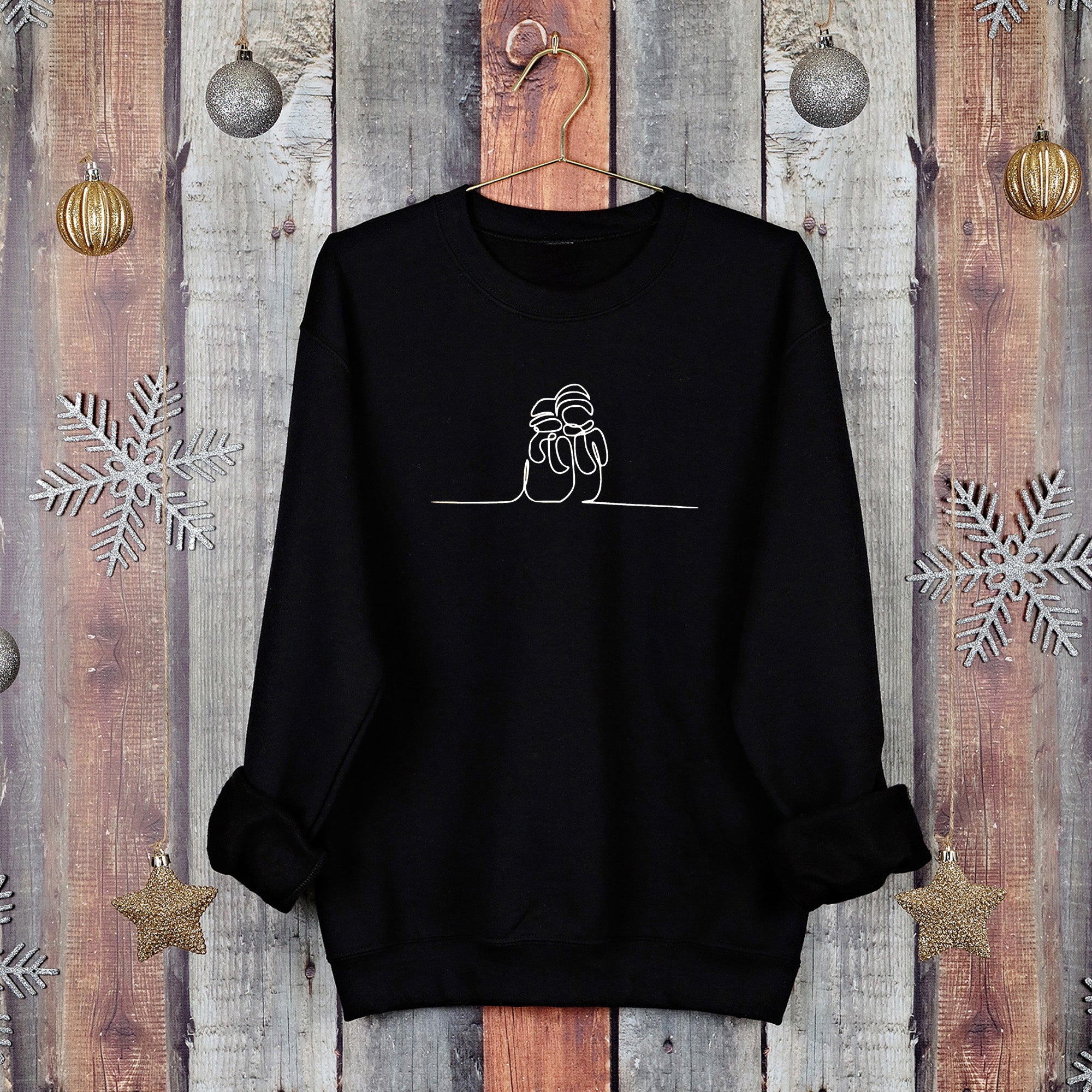 Christmas Jumper Hand Drawn Snowman