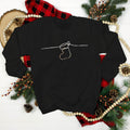 Christmas Jumper Hand drawn Silver Stocking