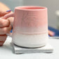 Ombre Glazed Hand Engraved Mug