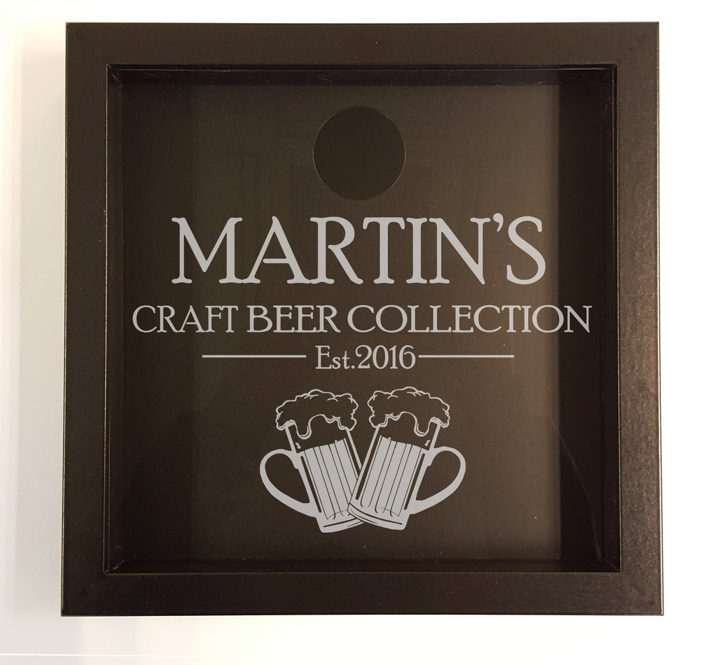 Father's Day Craft Beer Cap Lover Collectors Box