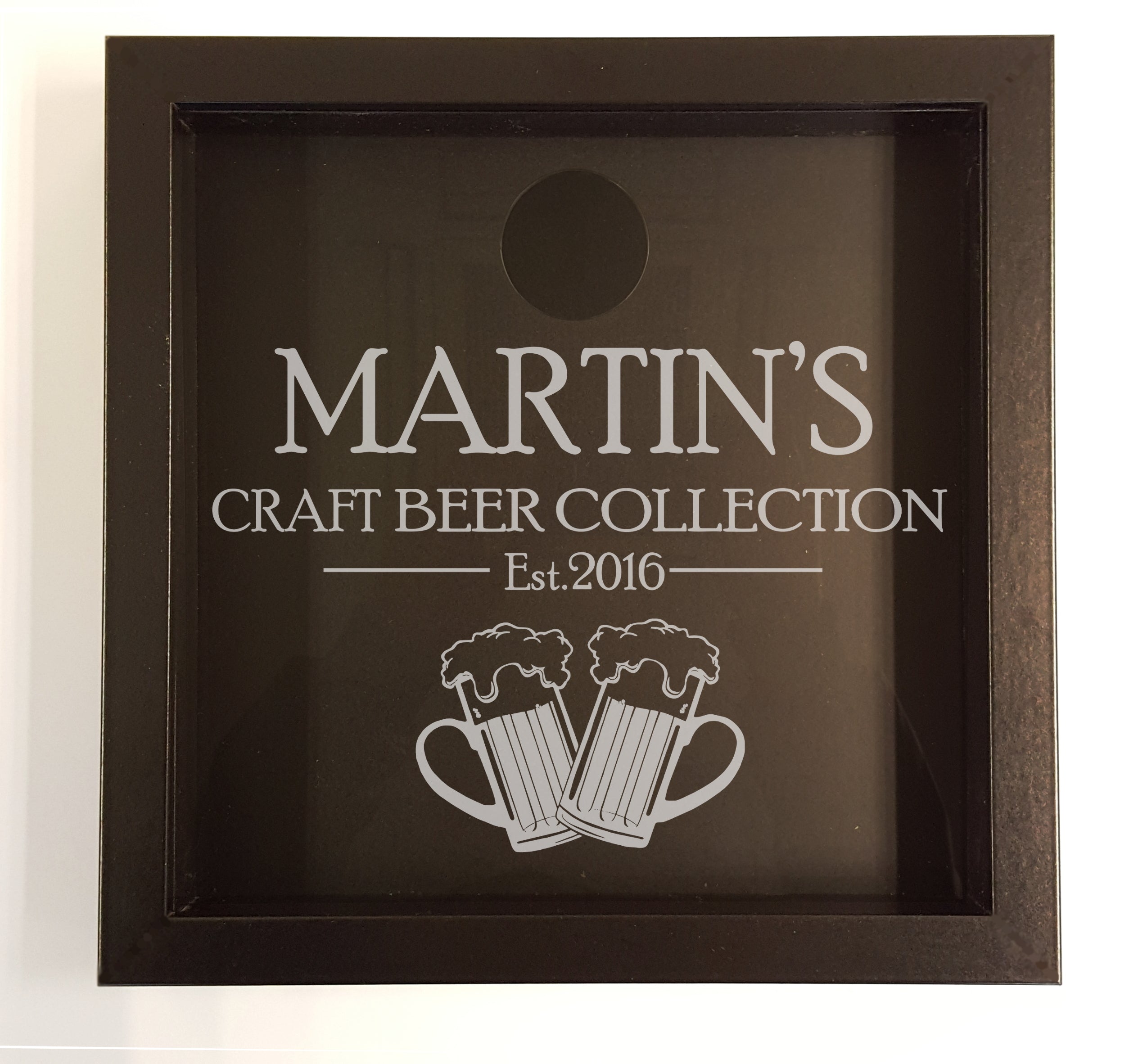 Father's Day Craft Beer Cap Lover Collectors Box