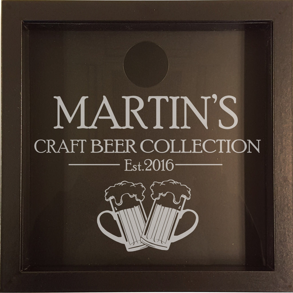 Father's Day Craft Beer Cap Lover Collectors Box