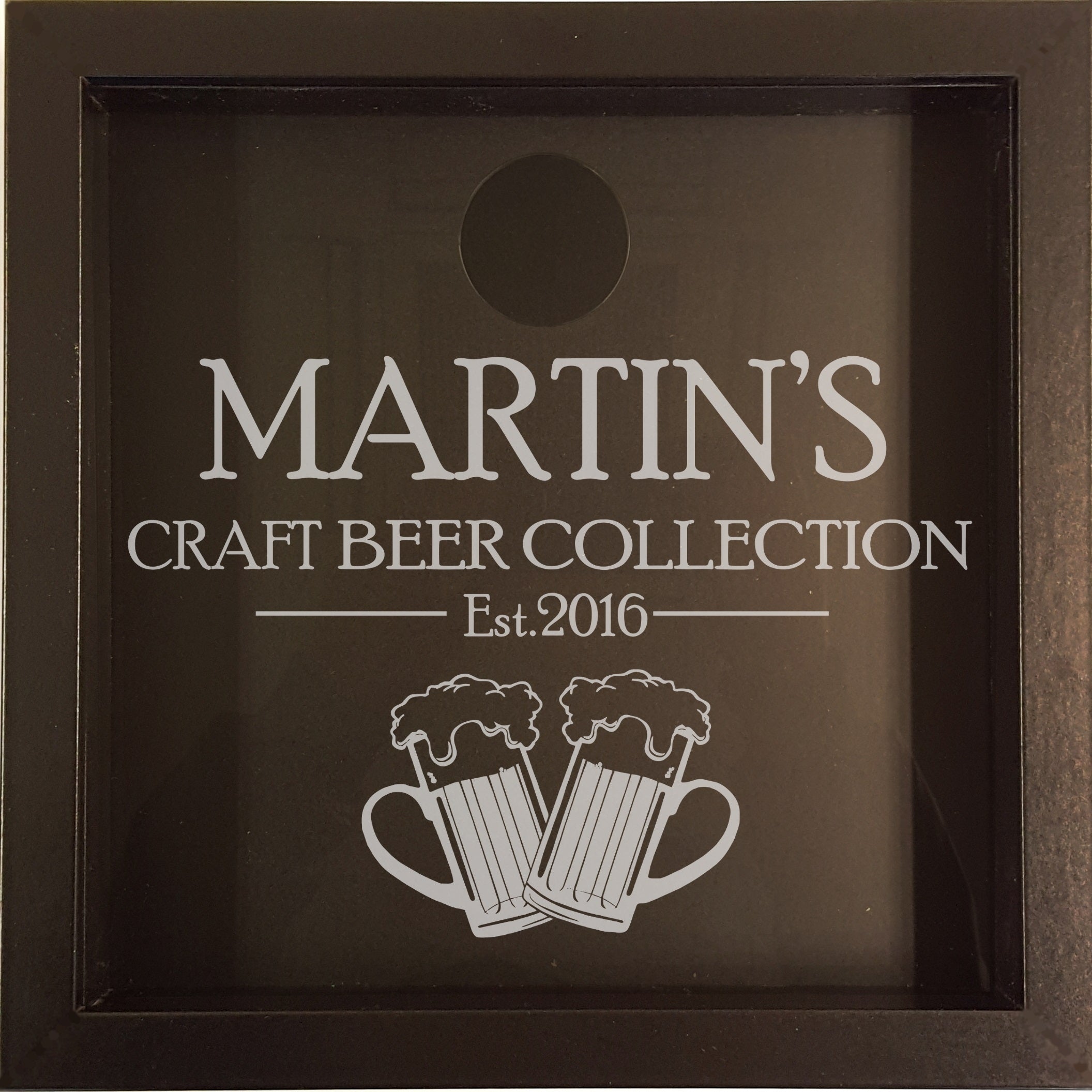 Father's Day Craft Beer Cap Lover Collectors Box