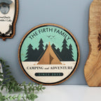Custom outdoor adventure sign for fathers who love nature