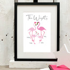 personalised family print with names added