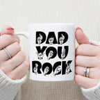 Rock Fingers Father's Day Mug
