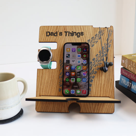 Dads fathers day gift acessories holder docking station gift