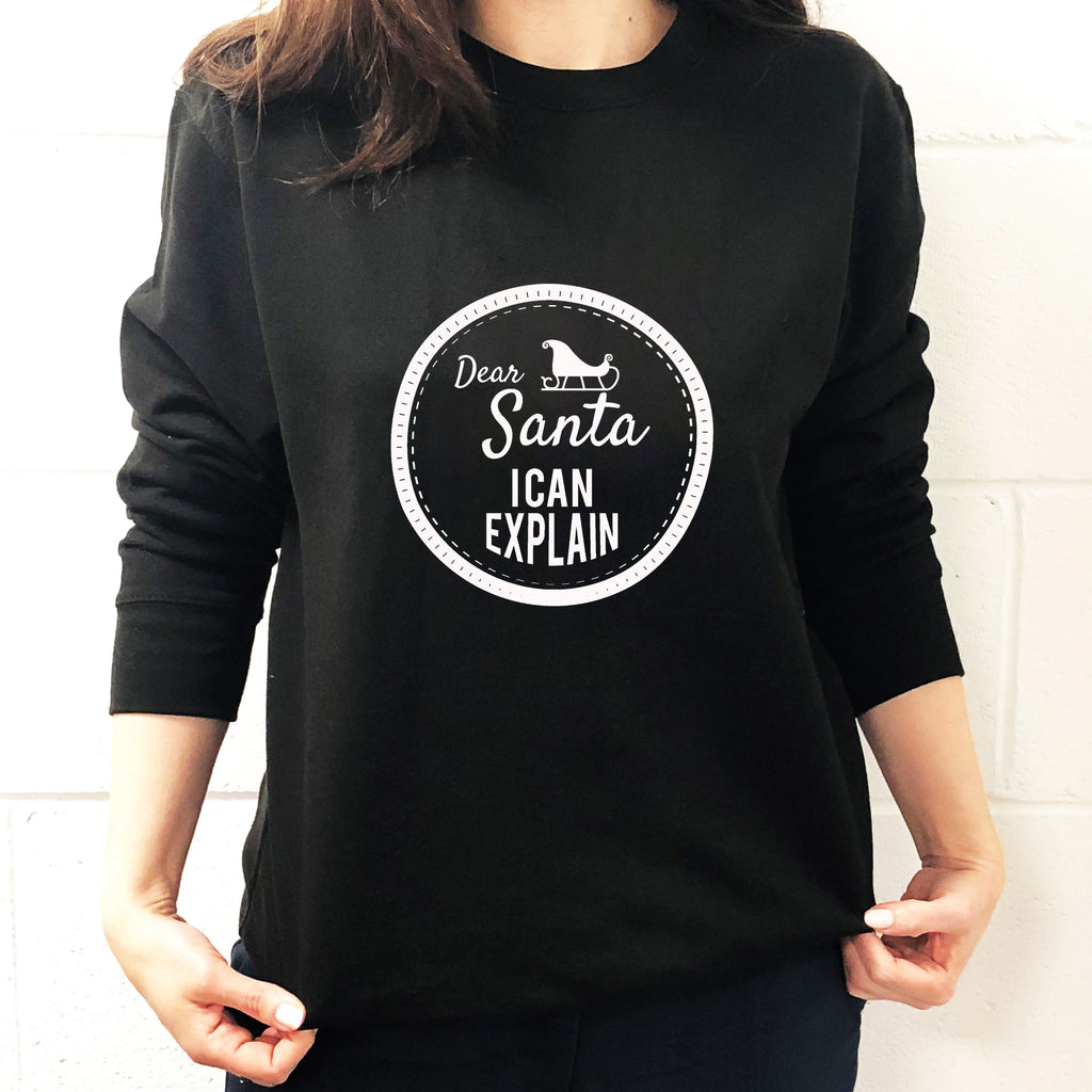 Dear Santa I Can Explain Christmas Jumper