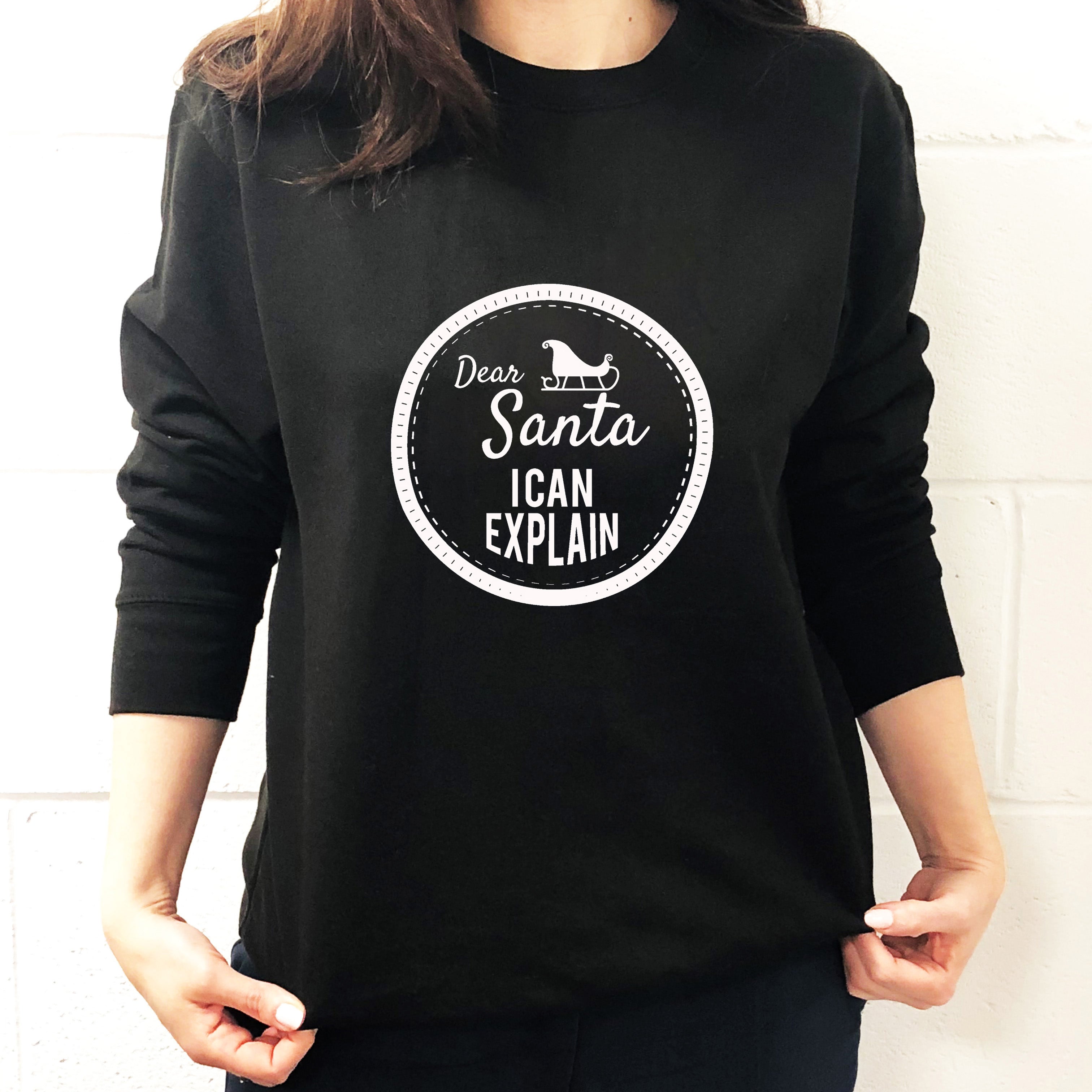 Dear Santa I Can Explain Christmas Jumper