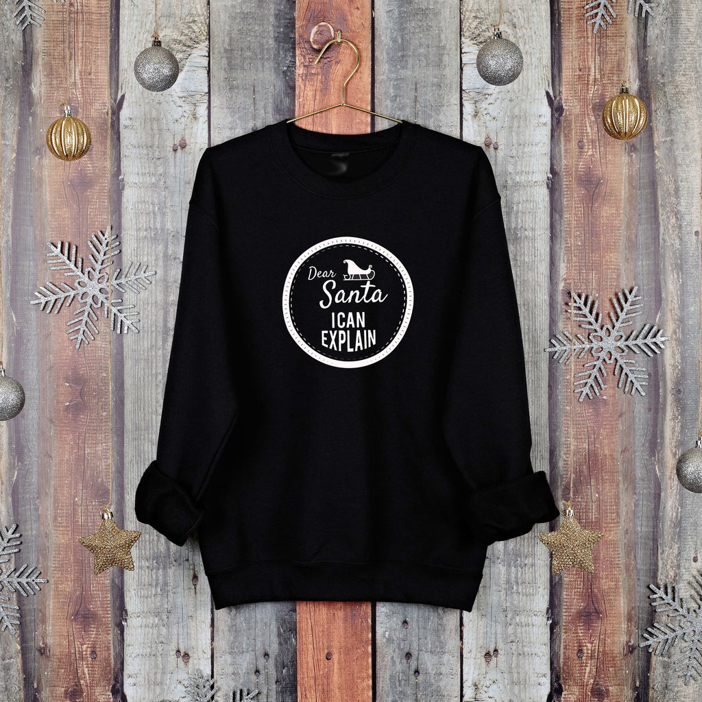 Dear Santa I Can Explain Christmas Jumper