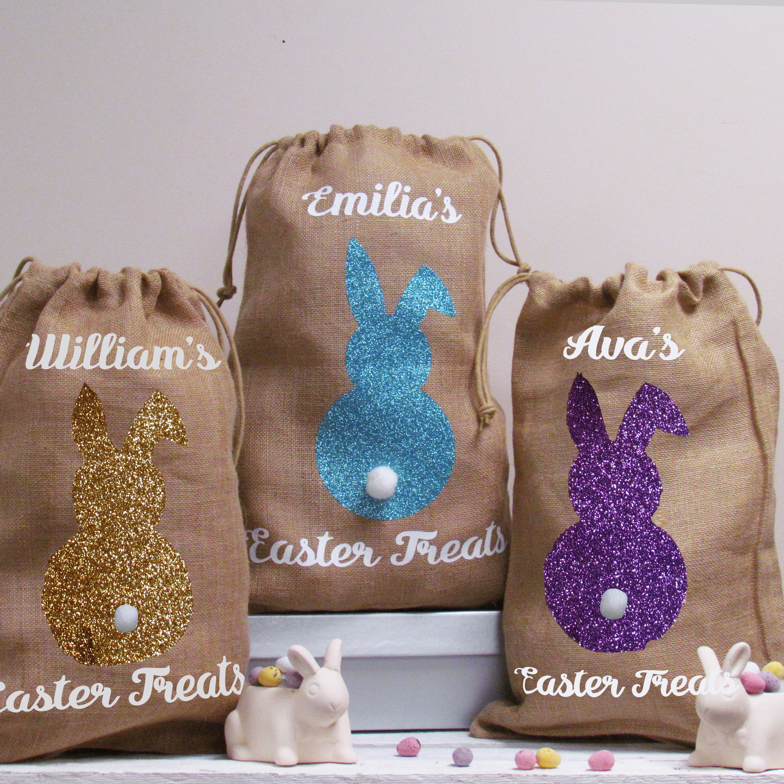 Personalised Easter Egg Hunt Bag