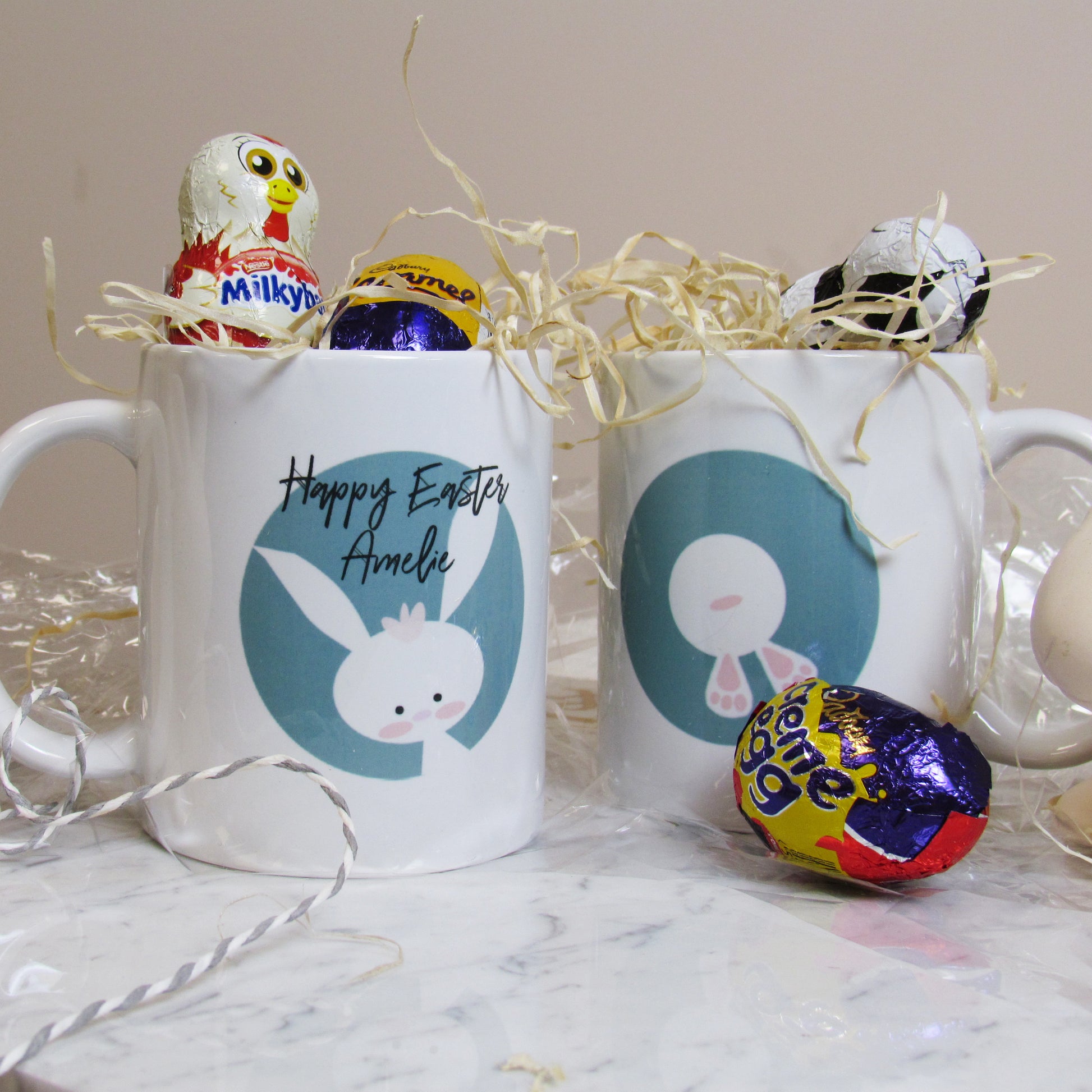 Personalized Stitch Easter Bunny Eggs Mug - Jolly Family Gifts