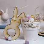 Personalised Wooden Easter Napkin Ring