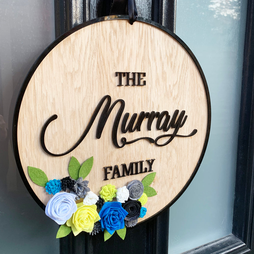 Personalised Wooden Family Sign