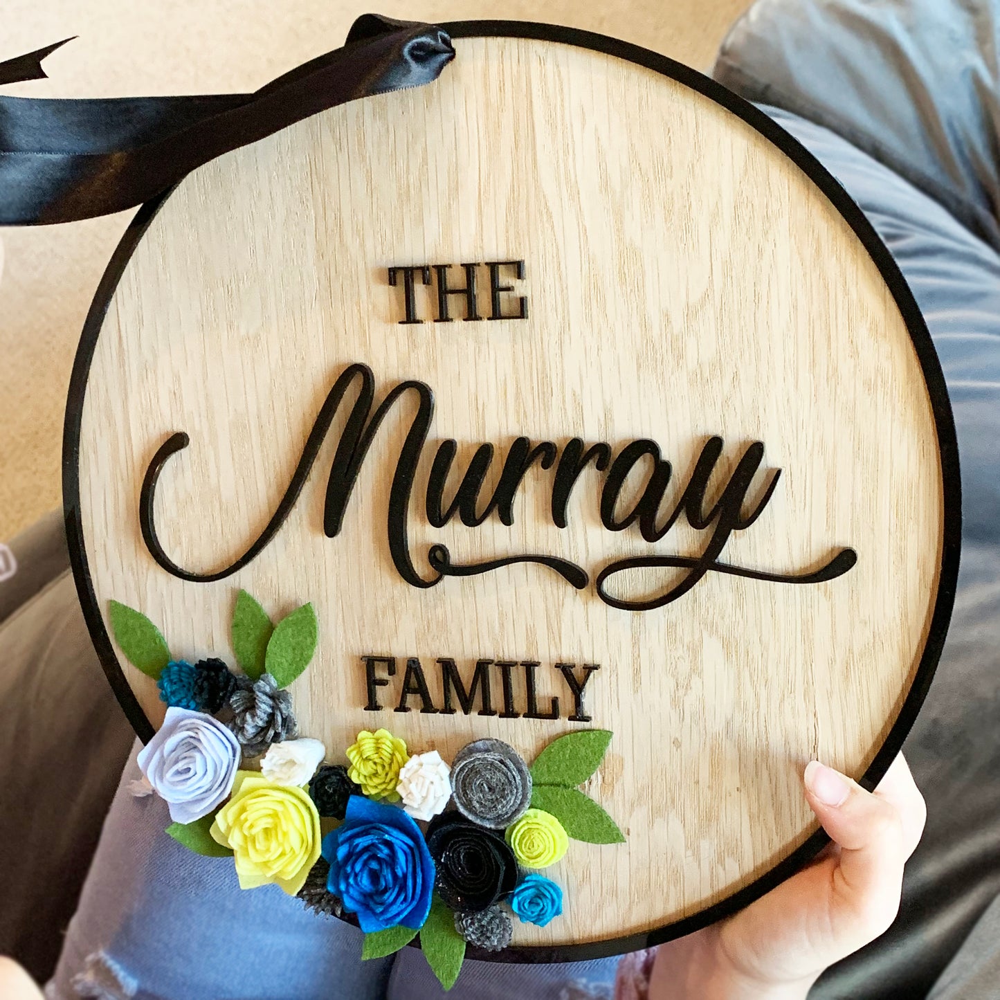 Personalised Wooden Family Sign