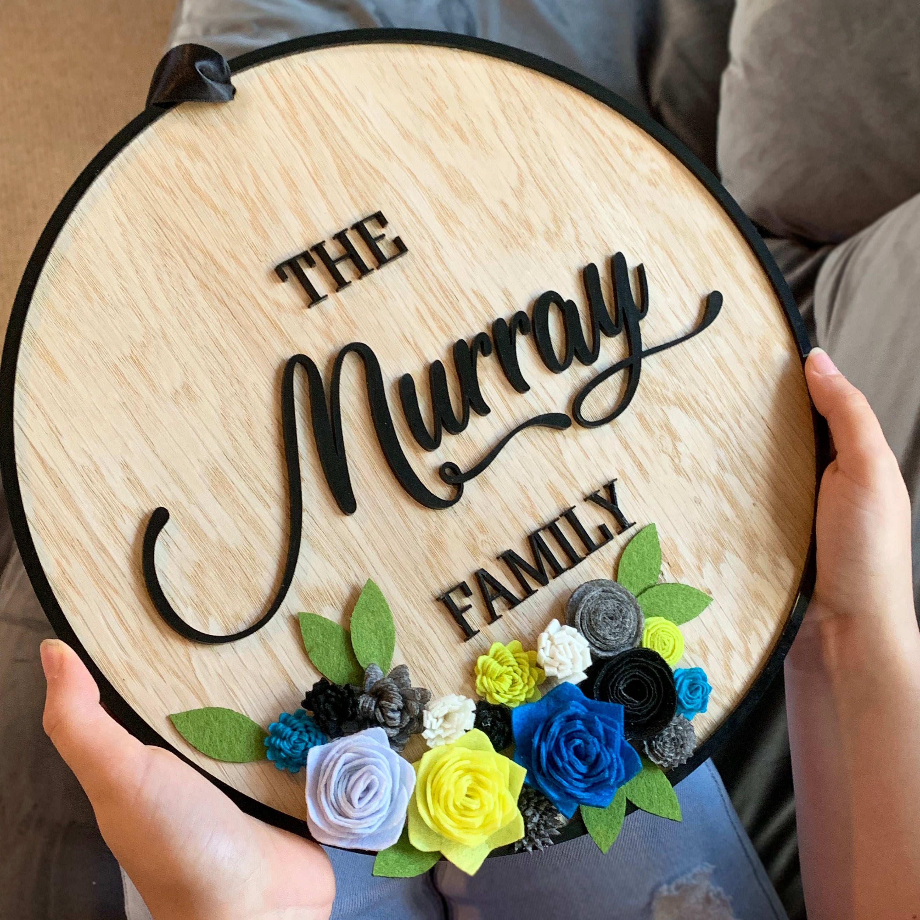 Personalised Wooden Family Sign