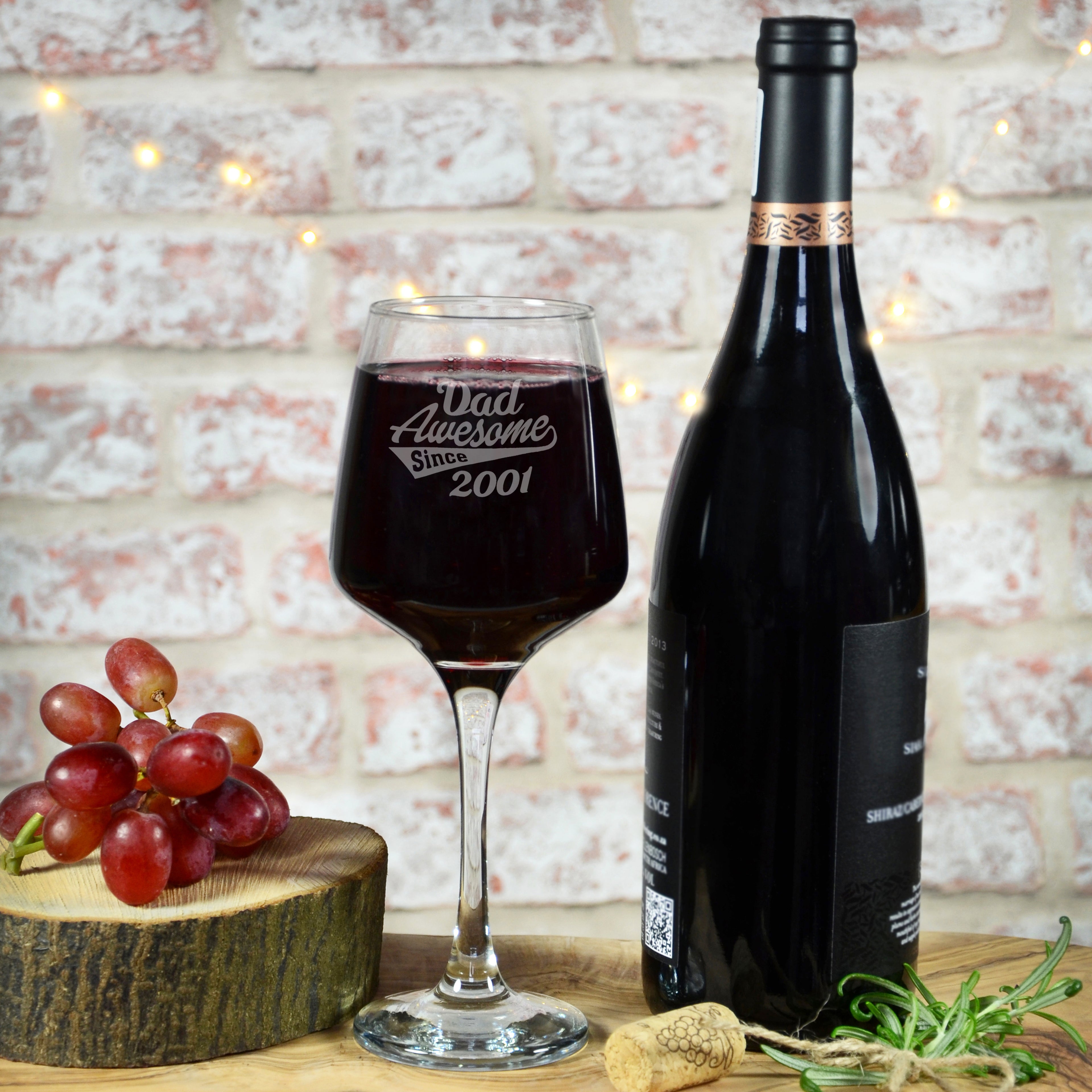 Father's Day Wine Glass