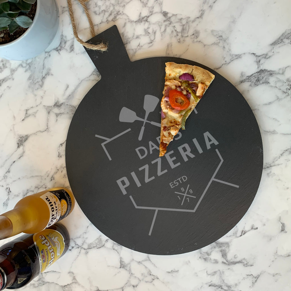 Father's Day personalised pizza board gift