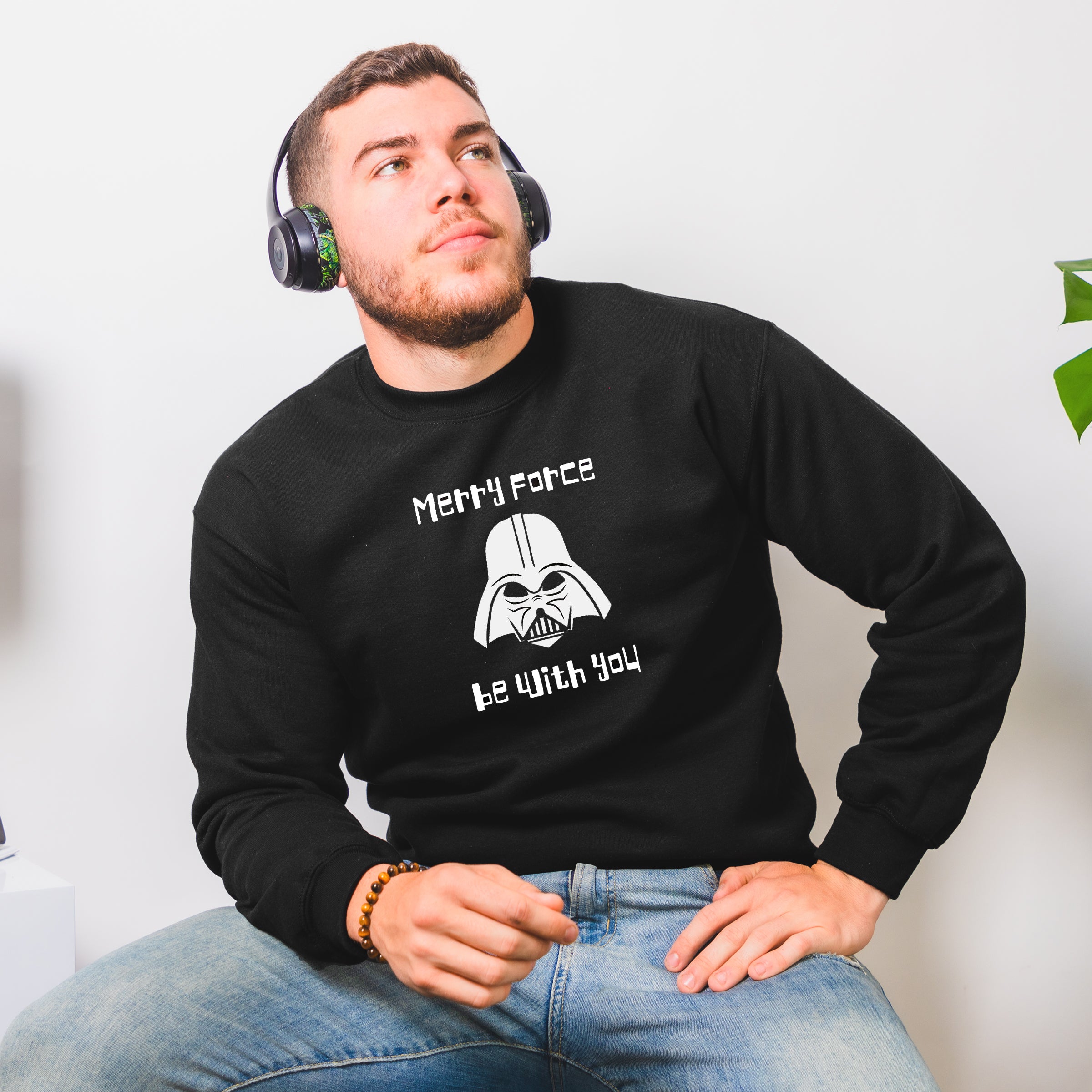 Geeky festive sweatshirt with soft cosy interior
