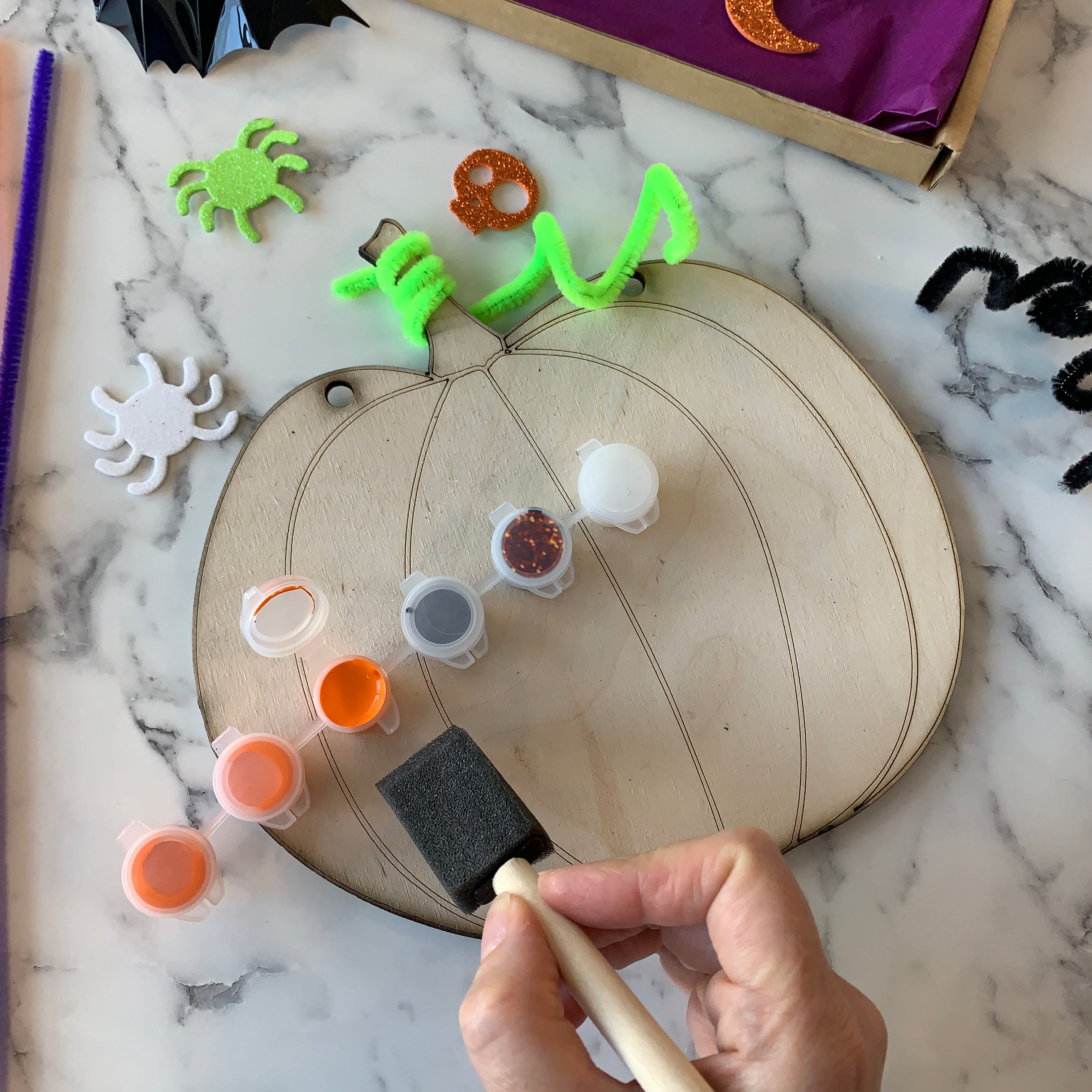 Halloween Pumpkin Letterbox Craft Kit