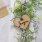 Personalised Wooden Heart Name Setting