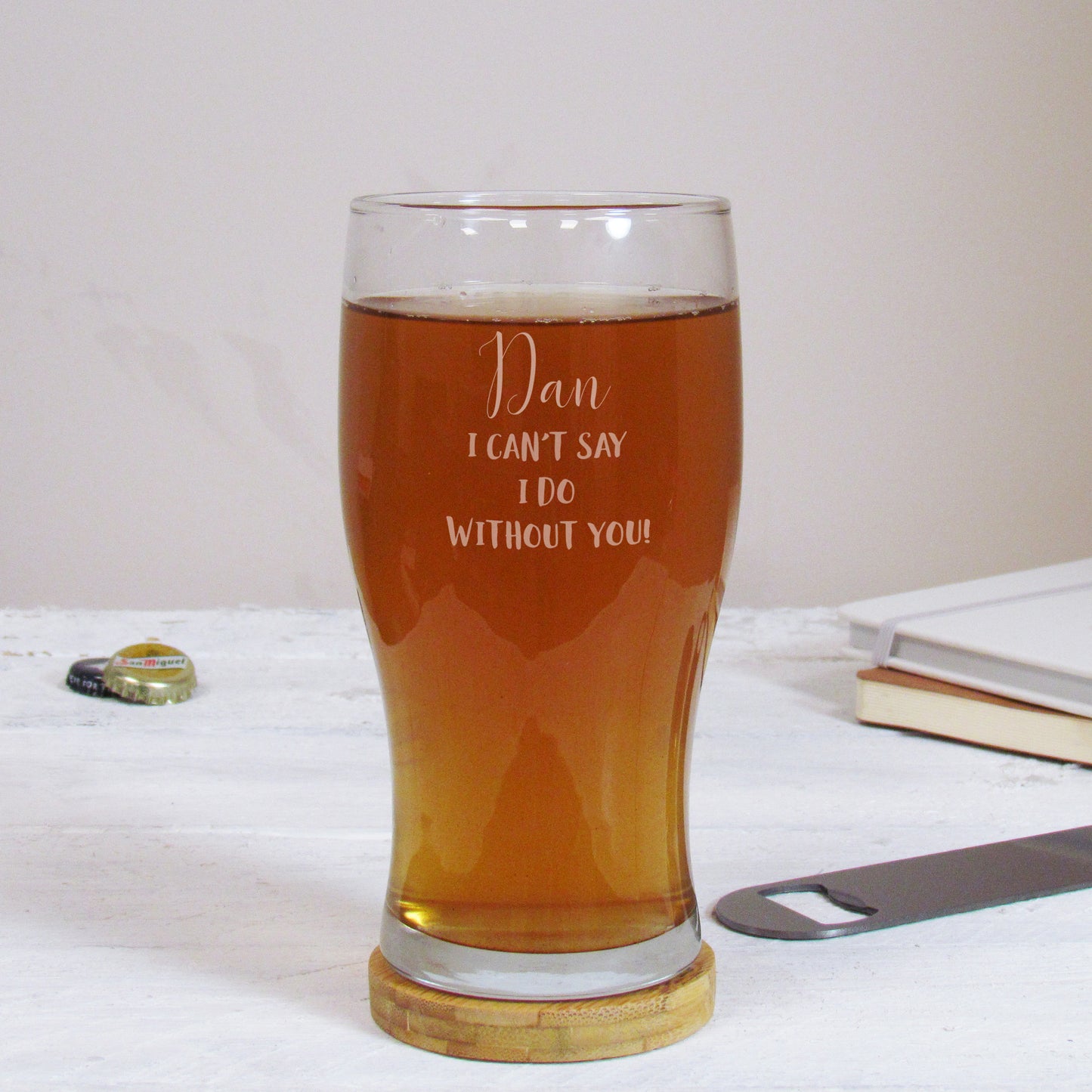 I Can't Say I Do Wedding Pint Glass