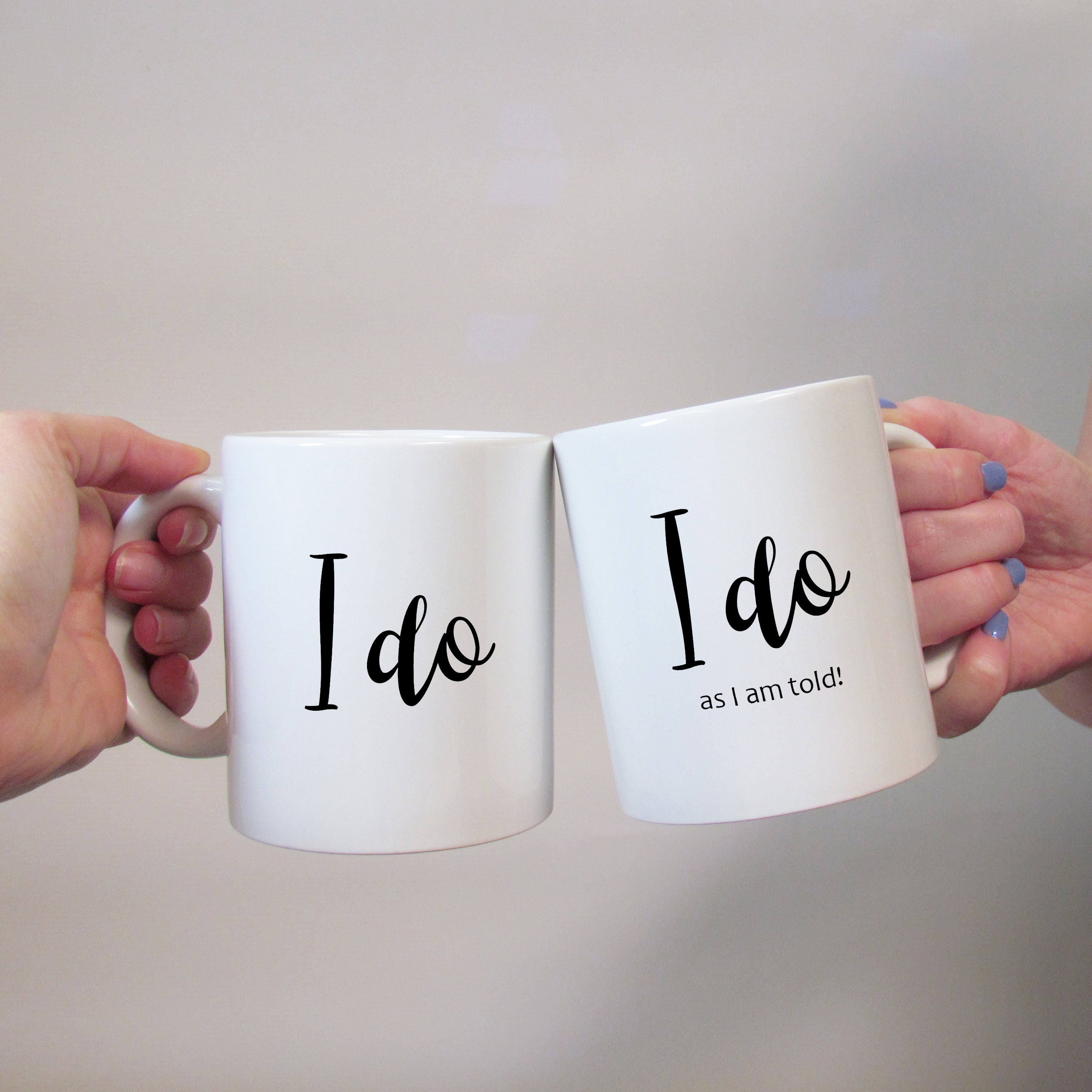 I Do Wedding Mug Set