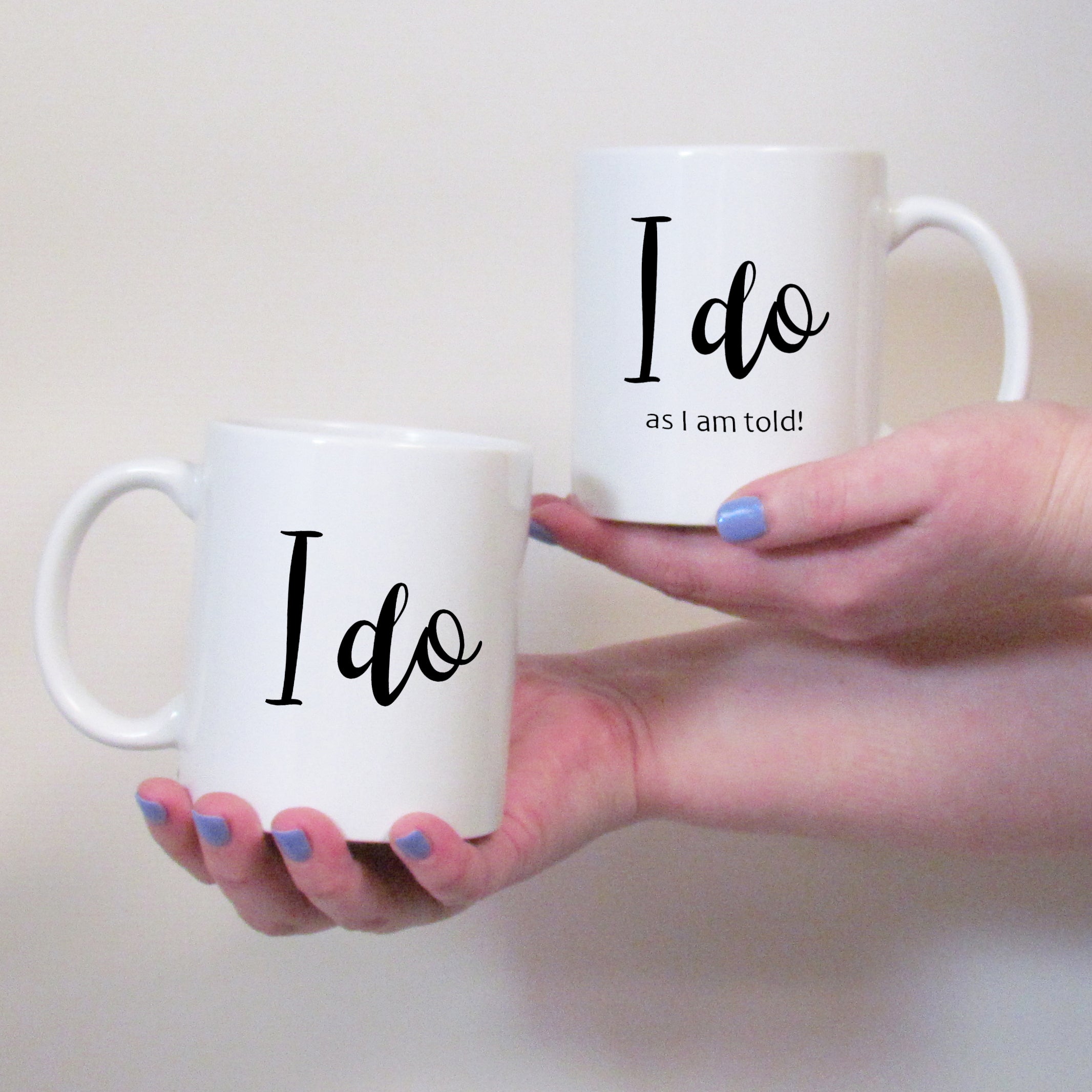 I Do Wedding Mug Set