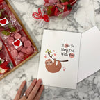 I Love To Hang With You Funny Valentine's Card