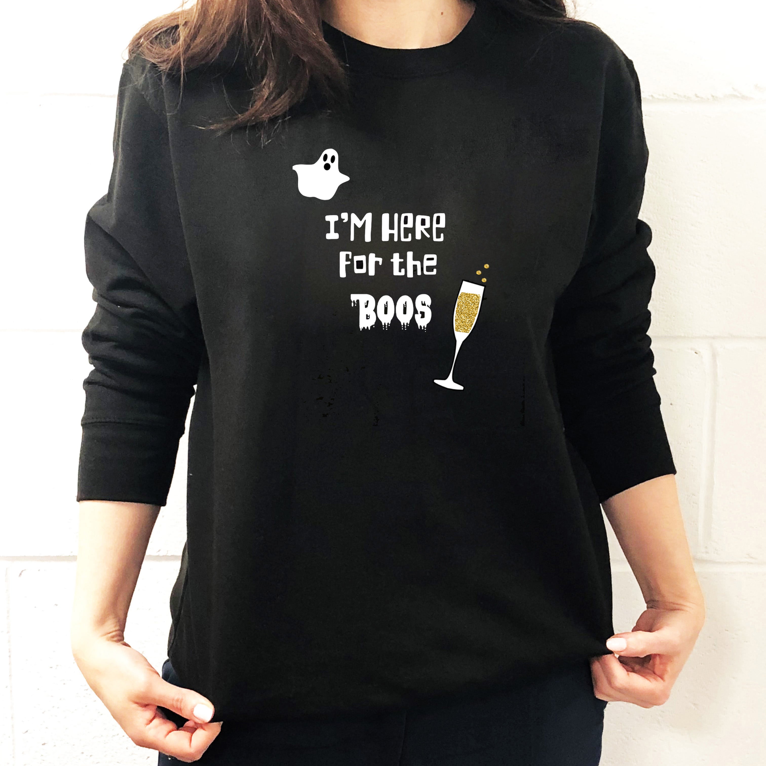 I'm Here For The Boos Halloween Jumper
